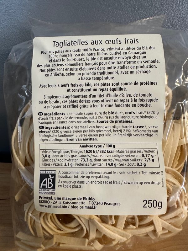 Tagliatelles - Priméal – Image 2