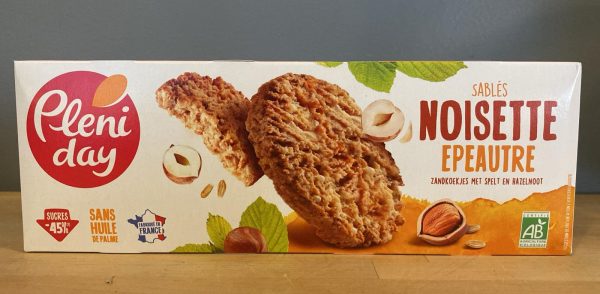 Sablés noisette épeautre - Pléniday