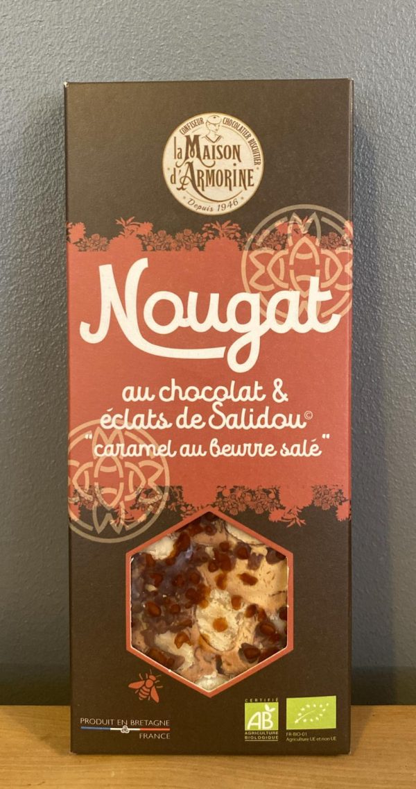 Nougat au chocolat & éclats de Salidou - La Maison d’Armorine
